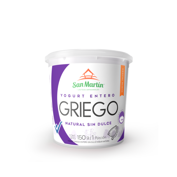 Griego Natural Entero Sin Dulce 150g