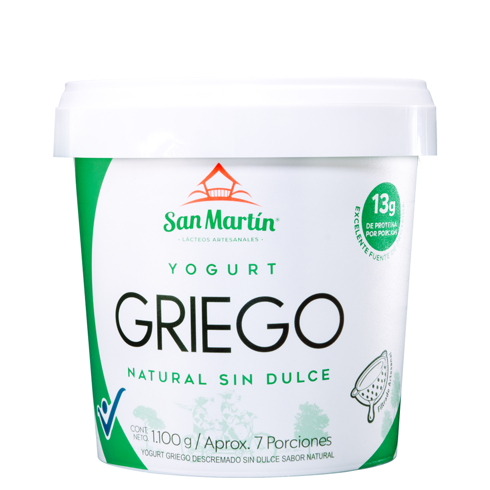 Yogurt griego natural sin dulce