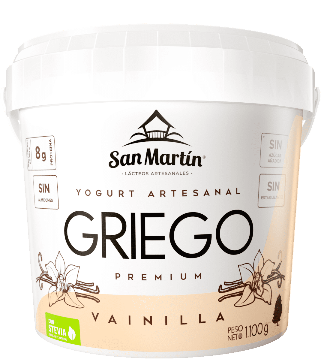 yogurt griego de vainilla