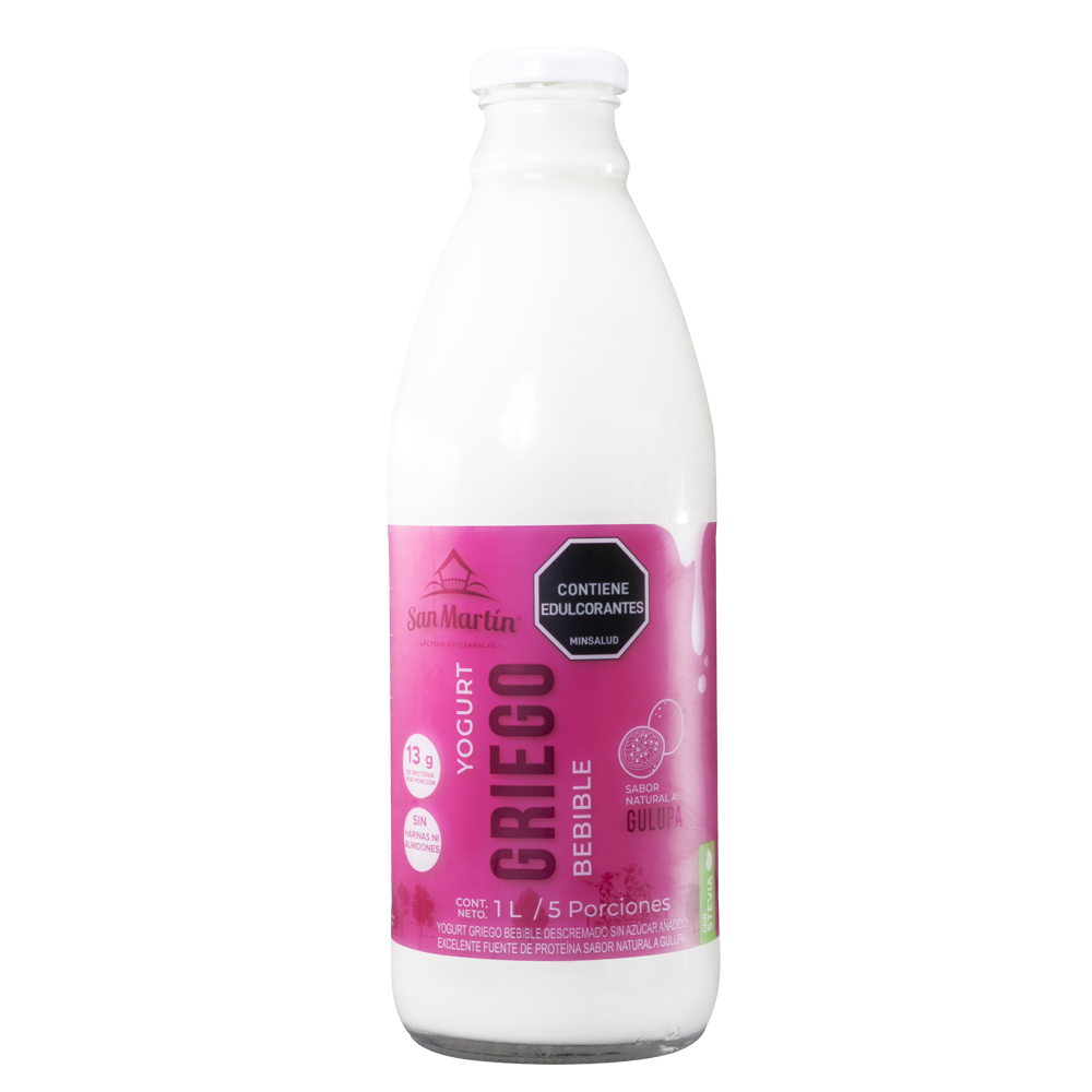 Yogurt griego bebible gulupa